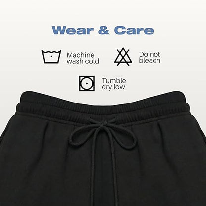 Common Stitch 3 Pack Wide Leg Fleece Lounge Sweatpants for Women Deep Pockets, Relaxed Fit, Elastic Drawstring Waist