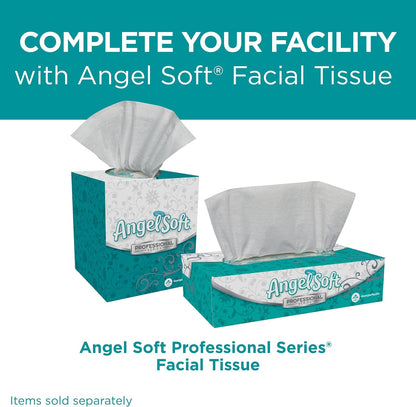 Angel Soft Professional Series by Georgia-Pacific PRO 2-Ply Embossed Toilet Paper, White, Individually Wrapped, 450 Sheets Per Roll, 80 Toilet Tissue Rolls Per Case, 16880
