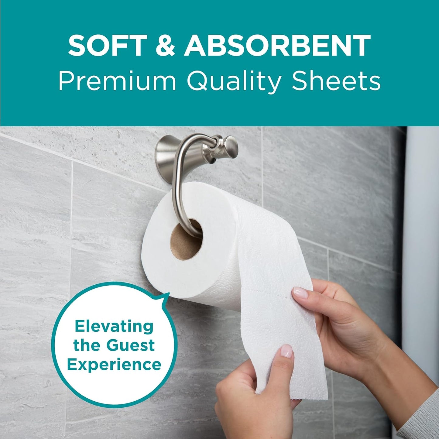 Angel Soft Professional Series by Georgia-Pacific PRO 2-Ply Embossed Toilet Paper, White, Individually Wrapped, 450 Sheets Per Roll, 80 Toilet Tissue Rolls Per Case, 16880
