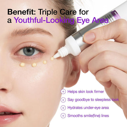 Anua Retinol 0.1 Caffeine Revitalizing Eye Cream, Lightweight Formula for Dark Circles & Puffiness, Hydrating for Sensitive Skin, Korean Skincare,1.05 fl oz