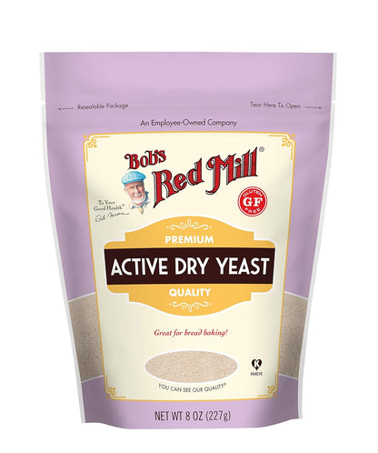 Bob's Red Mill gluten-free active dry yeast, 8 oz, resealable, paleo-friendly, kosher pareve