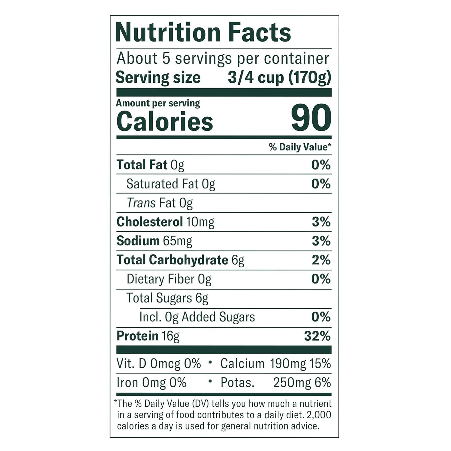 Chobani® Non-Fat Plain Greek Yogurt 32oz