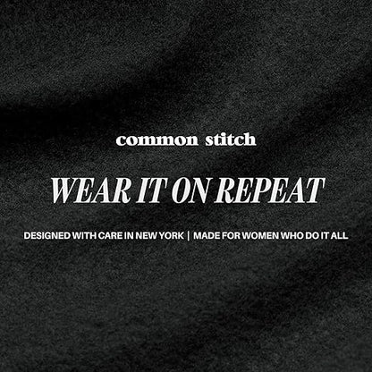 Common Stitch 3 Pack Wide Leg Fleece Lounge Sweatpants for Women Deep Pockets, Relaxed Fit, Elastic Drawstring Waist