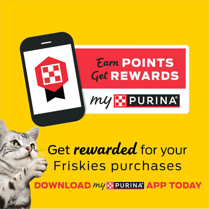 Purina Friskies Wet Cat Food Variety Pack, Shreds With Beef, Turkey and Cheese Dinner, Chicken and Salmon Dinner, and With Ocean Whitefish and Tuna - (Pack of 40) 5.5 oz. Cans