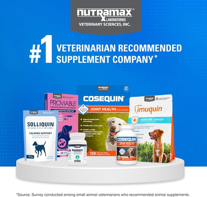 Nutramax Cosequin for Dogs Joint Health Supplement, Contains Glucosamine for Dogs, Plus Chondroitin and MSM, Supports Healthy Joints, For All Breeds and Sizes, Chewable Tablets, 132 Count